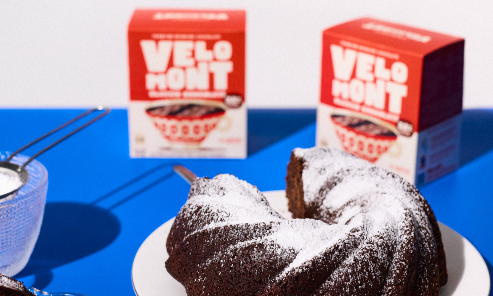 Εveryday chocolate cake με Velomont Chocolate
