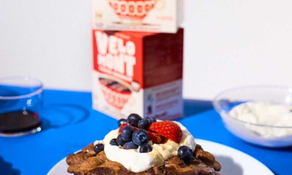 Chocolate waffles με Velomont Chocolate